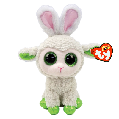 Beanie Boos Mary Lamm (med kaninöron) - TY Gosedjur