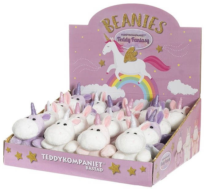 Beanies Enhörning - Teddykompaniet (Rosa)