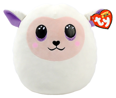 Squishy Beanies Fluffy Lamm - TY Gosedjur