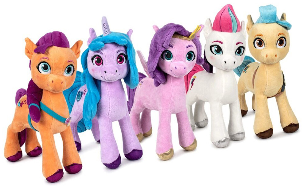 My Little Pony Gosedjur, 25cm (Hitch Trailblazer (Beige med blå man/svans))