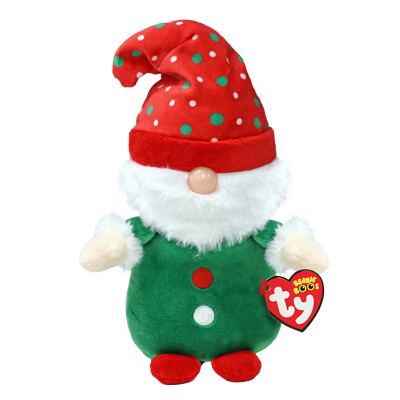 Beanie Boos Gnolan Gnome (grön) - TY Gosedjur