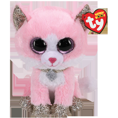 Beanie Boos Fiona (rosa katt) - TY Gosedjur
