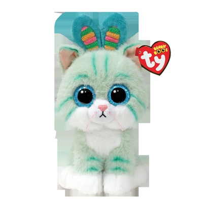 Beanie Boos Gumdrop Katt (med kaninöron) - TY Gosedjur
