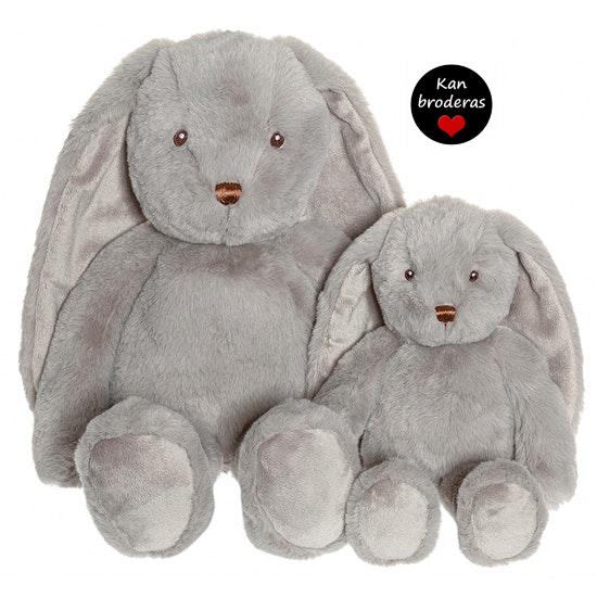 Kaninen Svea, grå - Teddykompaniet (Stor, 45cm)