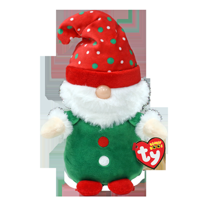 Beanie Boos Gnolan Gnome (grön) - TY Gosedjur