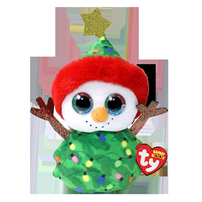 Beanie Boos Garland Snögubbe (grön) - TY Gosedjur