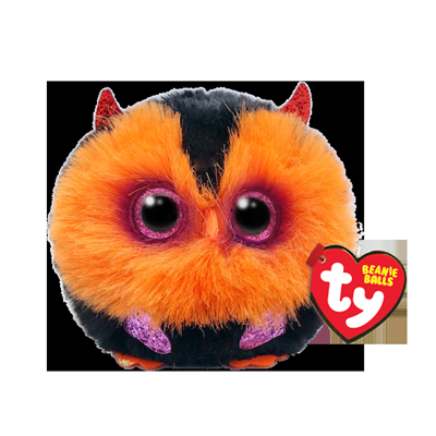 Beanie Ball Whodini, orange uggla - TY Gosedjur